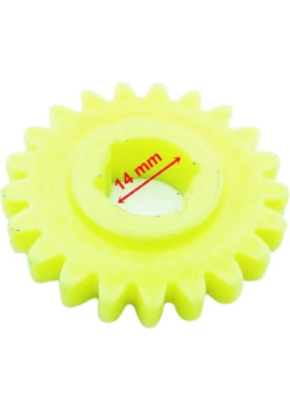 250 Devirdaim Dişlisi 21T Plastik Iç 14 mm Öm