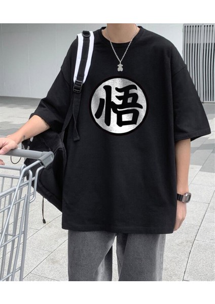 Dragon Ball Z Siyah Oversize T-Shirt