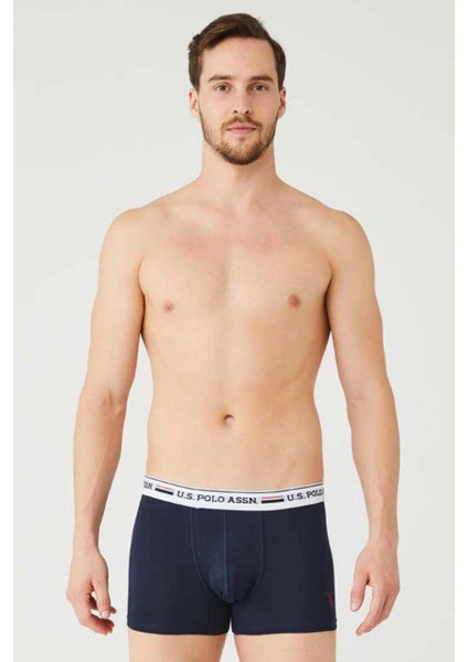 Erkek Grimelanj Kırmızı Lacivert 3'lü Boxer 80431