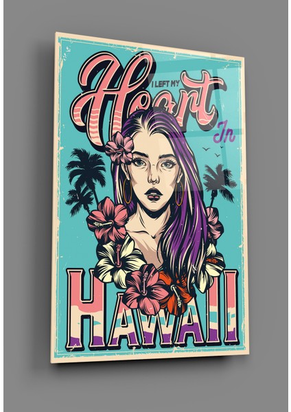 Hawaıı Art Dekoratif Cam Tablo fiyatları