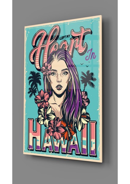 Hawaıı Art Dekoratif Cam Tablo modelleri