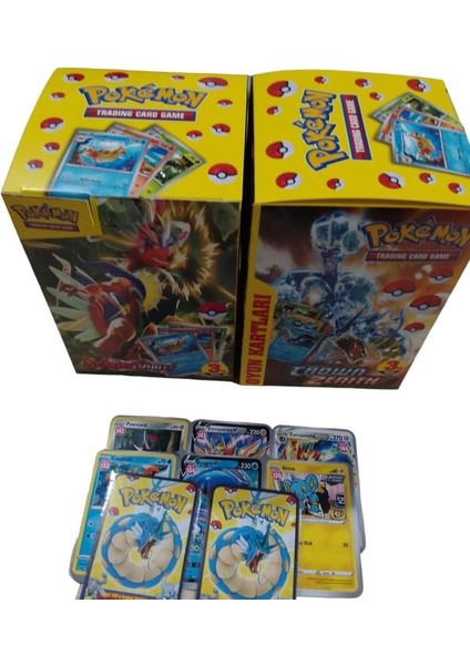 Alışveriş Devi Pokemon 3lü Kart Yeni Seri & Yeni Tasarım 2 Kutu 900LÜ