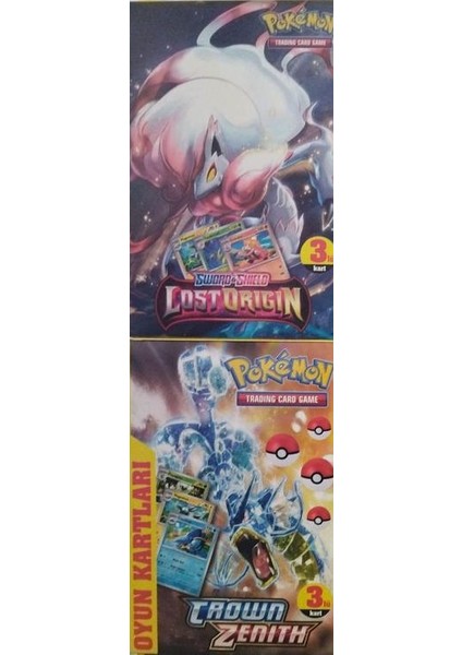 Alışveriş Devi Pokemon 3lü Kart Yeni Seri & Yeni Tasarım 2 Kutu 900LÜ