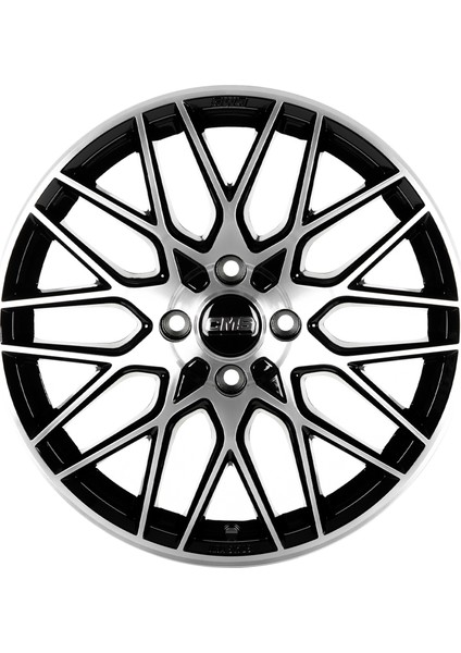 CMS-1442-02 8.5X19-5X112 ET50 66.5 Diamond Black Gloss Jant (4 Adet)