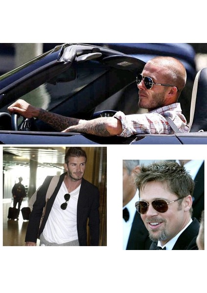 Lüks Erkek Polarize Güneş Gözlüğü Erkekler Kadınlar Için Sürüş Güneş Gözlükleri Marka Tasarımcısı Erkek Vintage Siyah Pilot Güneş Gözlüğü UV400 (Yurt Dışından) indirimleri