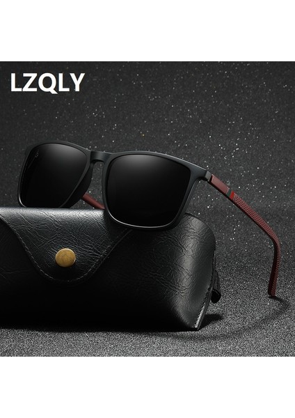 Erkekler Kadınlar Için Lüks Kare Vintage Polarize Güneş Gözlüğü Moda Seyahat Sürüş Parlama Önleyici Güneş Gözlüğü Erkek TR90 Gözlük UV400 (Yurt Dışından) fiyatları