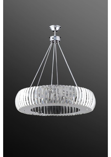 Istanbul Avize Venüs 60CM Gümüş Lüx Kristal Taşlı Avize fiyatları