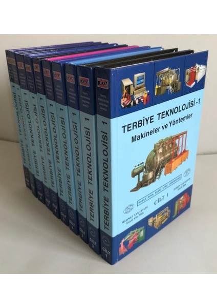 T.ekstil Terbiye Teknolojisi Kitap Serisi (10 Cilt) Kasar, Boya, Baskı, Apre T. K. A. M.