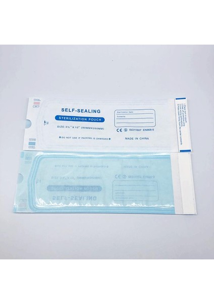 Alet Sterilizasyon Zarfı - Indikatörlü Sterilizasyon Paketi 90X260MM (200 Adet)