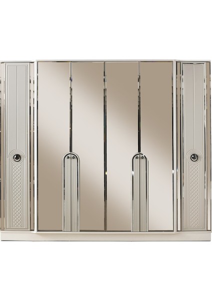 Bahar Mdf 6 Kapılı Dolap