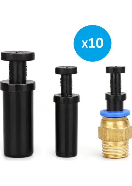 Pnömatik Çubuk Kör Tapa 6 mm Paket 10 Adet