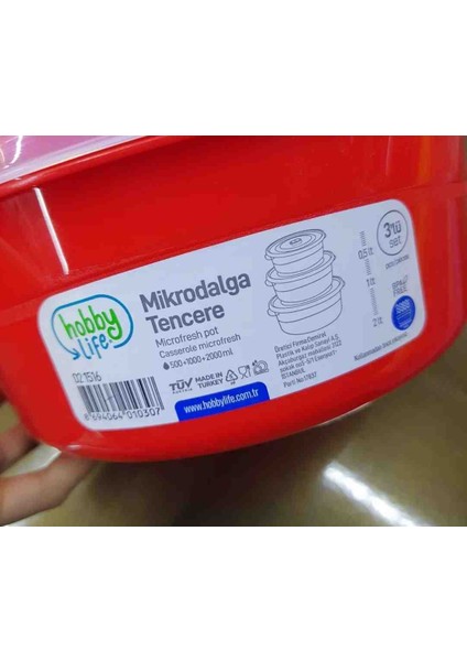 Gree Home Yuvarlak Mikro Dalga Tencere Saklama Kabı 3 Lü fırsatları