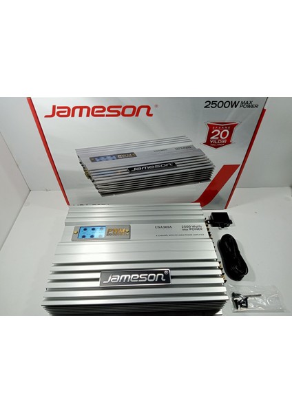 Amfi – Jameson USA-505A 125RMS x 4 Ses ve Bass Anfisi – Bass Kontrollü