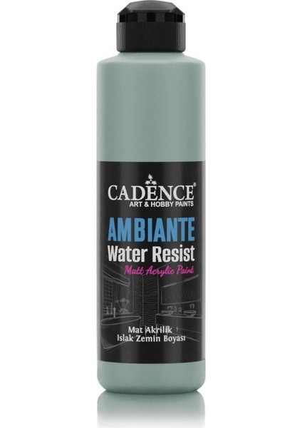 Ambiente Islak Zemin Boyası 250 ml Küf Yeşili + 10 gr Katalizör N:aw-12