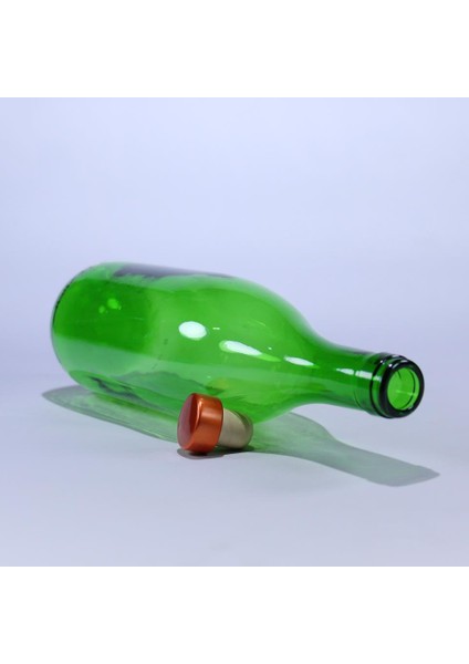 İZORYA Zeytinyağı Şişesi Yağdanlık Sosluk Sirkelik 750 ml Açık Yeşil