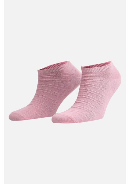 Kadın Pamuklu Tekli Koyu Pembe Patik Çorap - Ss-Model1-Kp