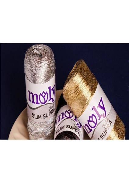 Slim Supra Metalic El Örgü Ipi 200 gr