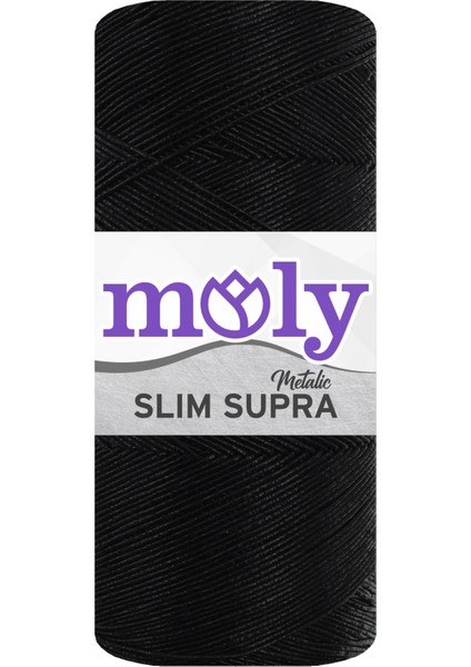 Slim Supra Metalic El Örgü Ipi 200 gr