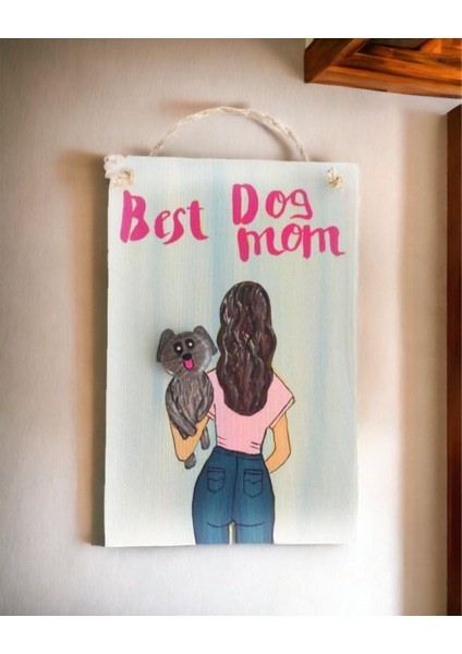 Best Dog Mom Duo Anneler Günü Pano Jeans