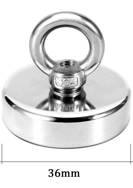 D36 Neodyum Mıknatıs 36MM 41KG Askılı Güçlü Fishing Salvage Magnet fırsatları