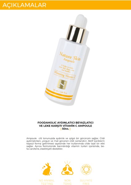 ve Vitamin C Ampoule Serum 50ML fiyatları