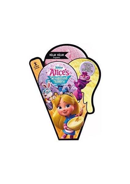 Disney Alice'in Harikalar Pastanesi - Külah Külah Boyama
