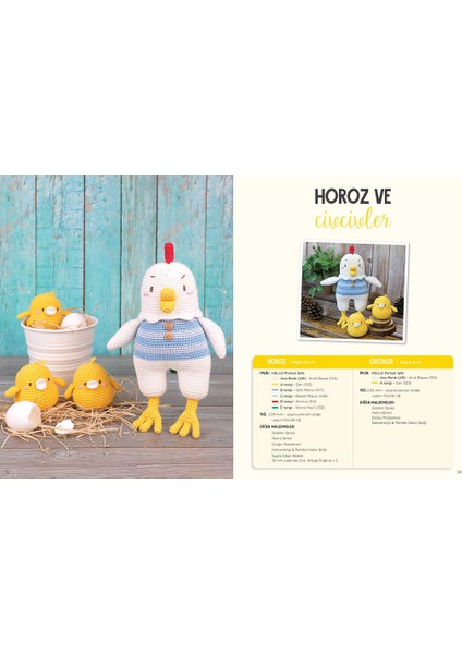 Neşeli Amigurumi 16 Tığ Işi Oyuncak Projesi fırsatları