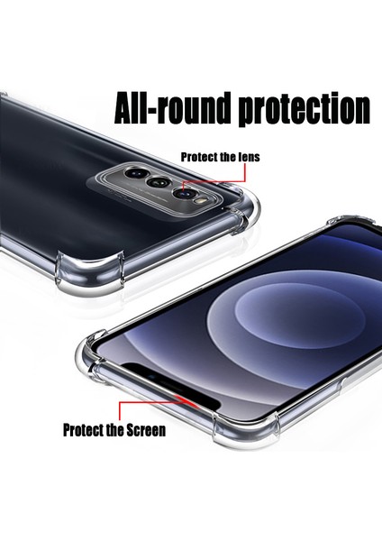 Galaxy S22 ile Uyumlu Kılıf Kamera Korumalı Nitro Anti Shock Silikon