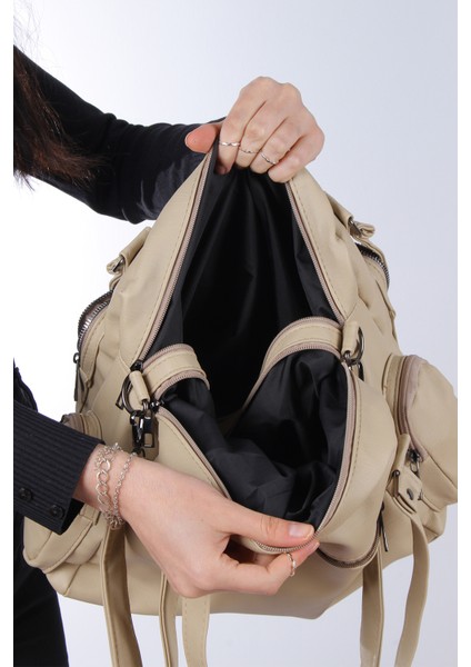 Hakkan Çanta Byhakan JN-514 Yerli Yıkama Deri Kadın Omuz Çanta Bayan Çapraz Çanta fırsatları