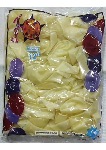 12 Inç Şeffaf Lateks Dekorasyon Balonu