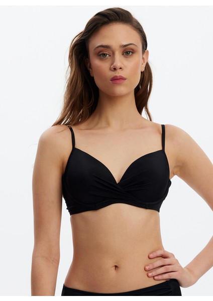 Siyah Kadın Bikini Üst LRN23YMM8524