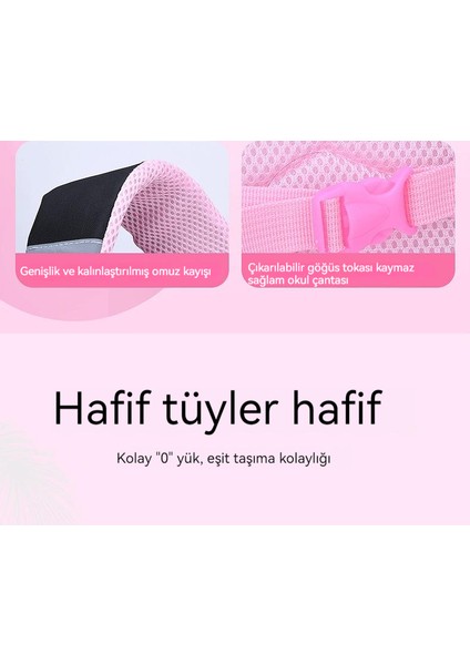 Karikatür Sevimli Çocuk Omuz Çantası Hafif Azaltma Öğrenci Okul Çantası (Yurt Dışından) fırsatları