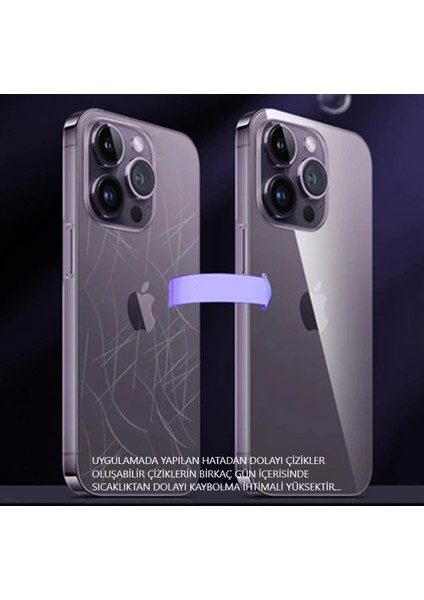 Apple iPhone 14 Pro Max Kaplama Şeffaf Arka ve Yan Full Kaplama Voyo