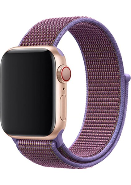 Apple Watch Uyumlu 3 4 5 6 7 8 Se 42MM 44MM 45MM 49MM Ultra Saat Kordonu Kumaş Örgü Hasır Bez Yht-67