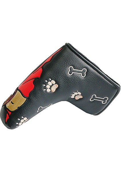 Golf Mallet Putter Kafa Kapağı Çoğu Putter Koruyucu Putter Kapakları Düz ​​siyah (Yurt Dışından) indirimleri