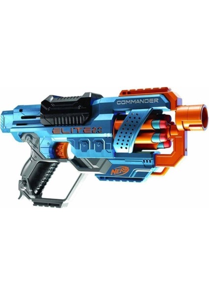 Elite 2.0 Commander Dart Tabancası 6 Dart Kapasitesi ile 27 Metre Atış Mesafesi