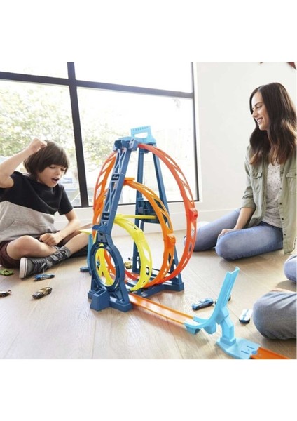 Track Builder Üçlü Çember Aksiyonu Seti GLC96