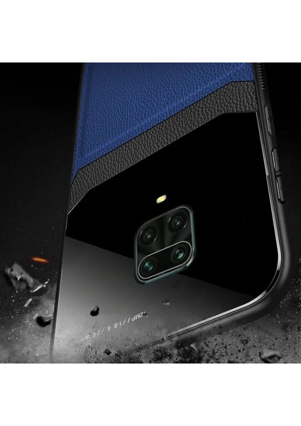 Xiaomi Redmi Note 9 Pro Max Kılıf Zebana Lens Deri Kılıf Lacivert fiyatları