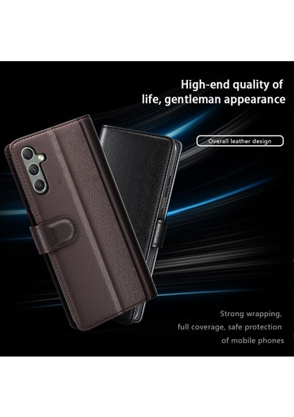 Samsung Galaxy A24 Için 4g Flip Stand Damla Geçirmez Kapak Orijinal Inek Deri Telefon Cüzdan Kılıfı (Yurt Dışından) indirimleri