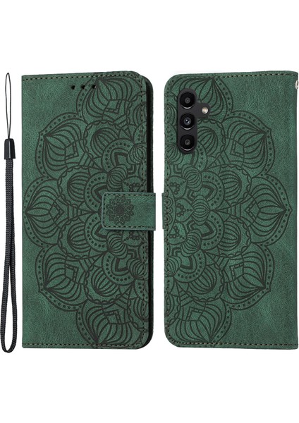 Samsung Galaxy A24 4g Için Flip Deri Telefon Kılıfı Mandala Çiçek Telefon Cüzdan Kapak Standı (Yurt Dışından) fiyatları