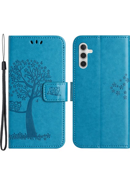 Samsung Galaxy A24 Için 4g Telefon Cüzdan Kılıfı Baykuş Ağacı Baskılı Pu Deri Stand Telefon Kapağı (Yurt Dışından) fiyatları