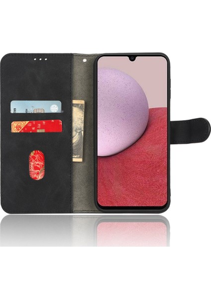 Samsung Galaxy A24 Için 4g Cilt Touch Telefon Kılıfı Stand Cüzdan Tpu+Pu Deri Şok Geçirmez Telefon Kapağı (Yurt Dışından) modelleri