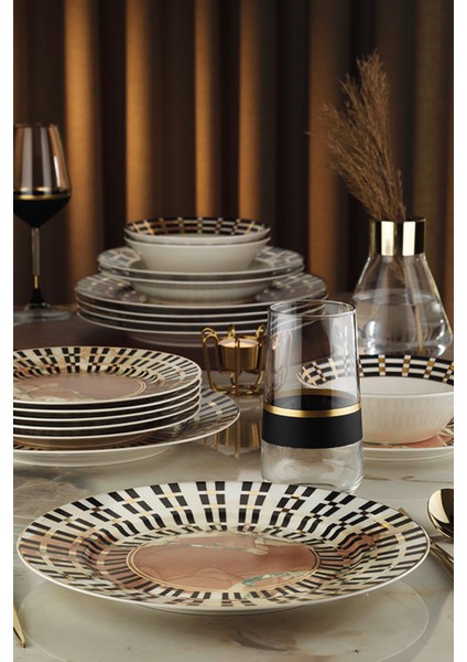 Bone Kalipso 24 Parça 6 Kişilik Yemek Takımı 12407 fiyatları