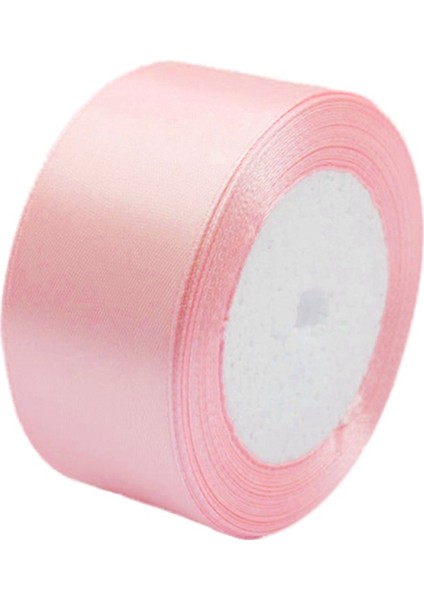 Düğün Partisi Için 1 Rulo 40MM 22 Metre Ipek Saten Kurdele (Pembe) (Yurt Dışından)