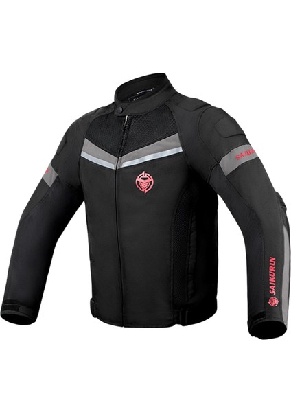 Nefes Alabilen Yarış Koruması İle Motosiklet Ceketi Motosikletçi Ceket Siyah Xxxl (Yurt Dışından) fırsatları