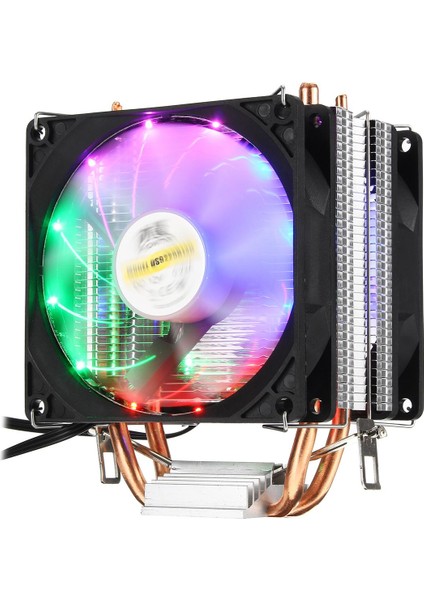 【smartchoice】 Lga 775 1155 1151 1150 1366 Amd Için Süper Sessiz LED Rgb Fan Cpu Soğutucu Isı Borusu (Yurt Dışından)