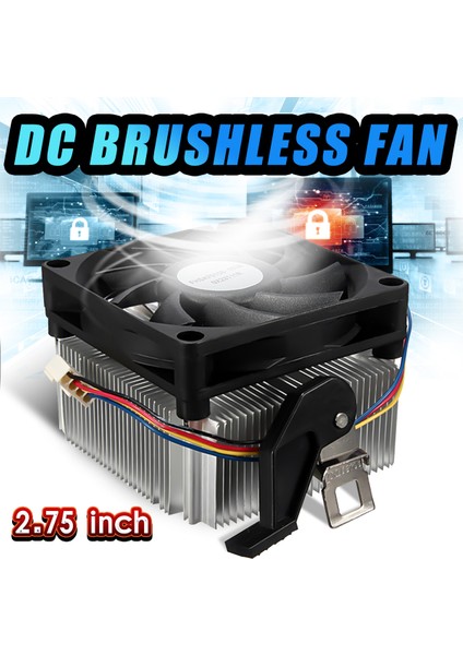 【global】cpu Soğutucu Soğutma Fanı ve Soğutucu Amd Soket 4pins Am2 Am3 1A02C3W00 95W'A Kadar (Yurt Dışından)
