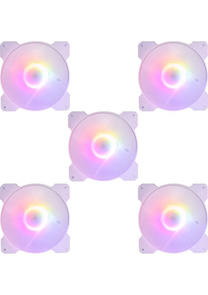 120MM Pc Kasası Soğutma Fanı Oyun 1150 AMD1366 120MM Ultra Sessiz Bilgisayar Rgb Soğutucu Masaüstü Yüksek Hava Akışı Fanı-5pcs (Yurt Dışından)