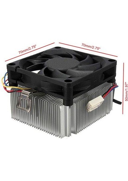 Teknoloji Fuarı· Amd Soket 4pins Için Cpu Soğutucu Soğutma Fanı ve Soğutucu Am2 Am3 1A02C3W00 95W'A Kadar (Yurt Dışından)