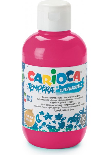 Tempera Suluboya Süper Yıkanabilir Parmak Boya Fuşya 250 ml
